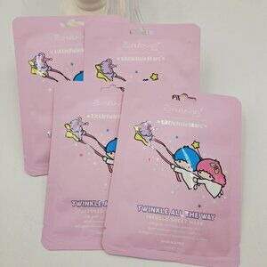Sanrio Little Twin Stars Twinkle All the Way 24K Gold Infused Sheet Face Masks